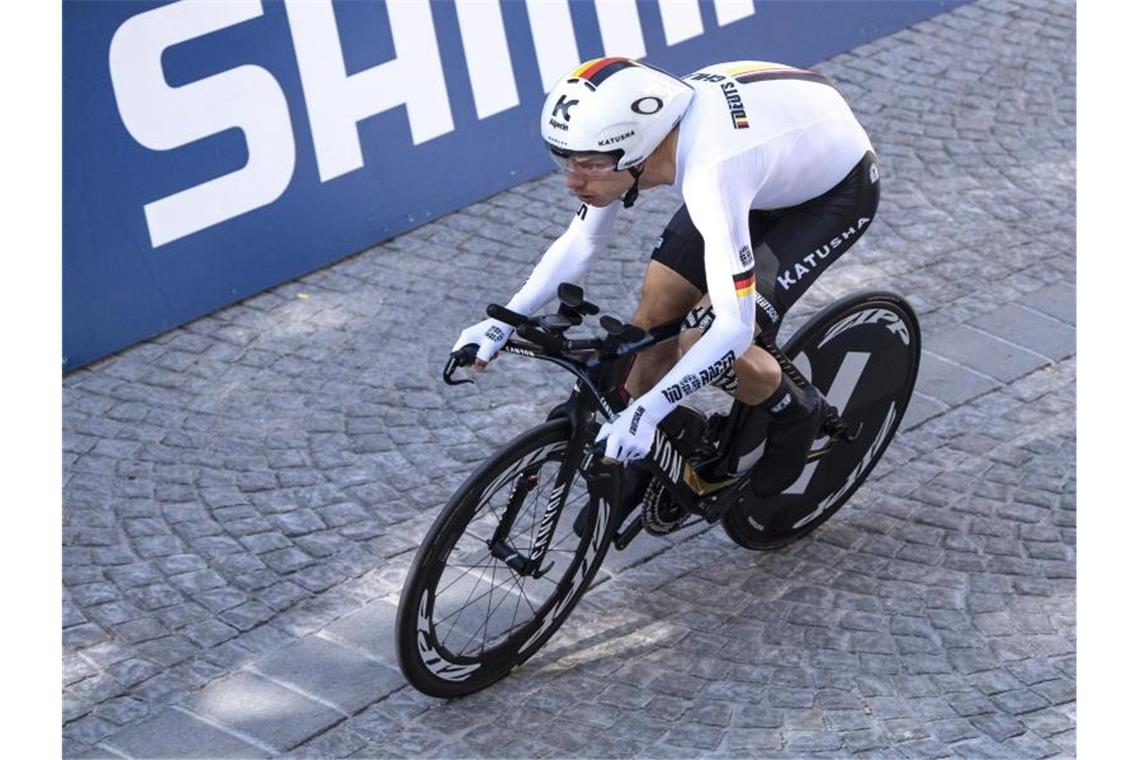 Tony Martin geht trotz anhaltender Probleme in seiner Spezialdisziplin, dem Zeitfahren, an den Start. Foto: Expa/Reinhard Eisenbauer/APA