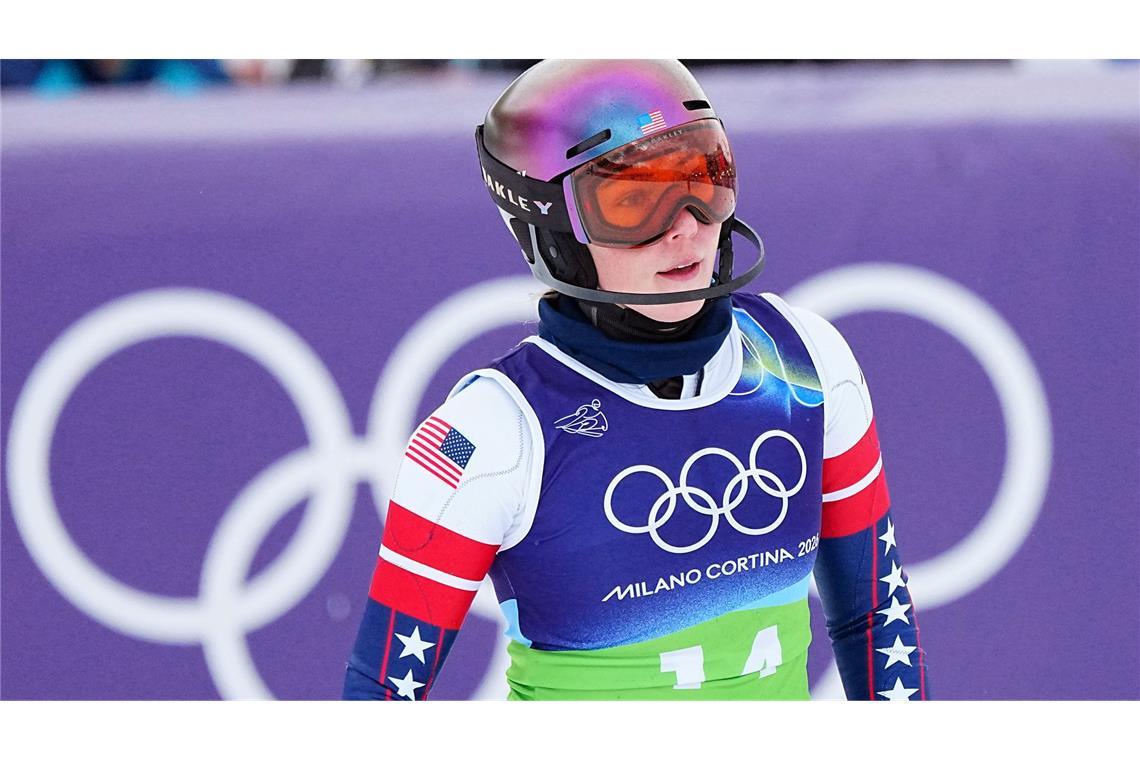 Topfavoritin auf Gold - und am Ende nur Vierte: Mikaela Shiffrin.