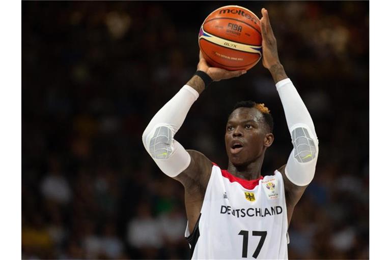 Topstar der deutschen Basketballer: NBA-Profi Dennis Schröder. Foto: Swen Pförtner
