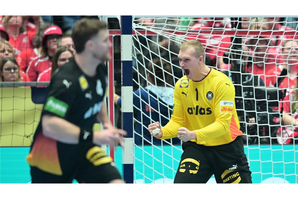 Torhüter David Späth erhielt gegen Dänemark den Vorzug vor Andreas Wolff.