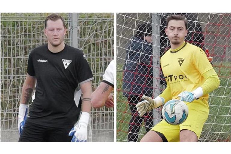 Torhüter-Frage: Wie lange Kevin Rombach (links) ausfällt, ist noch offen. Die Chance für Sunny Simone (rechts)?  