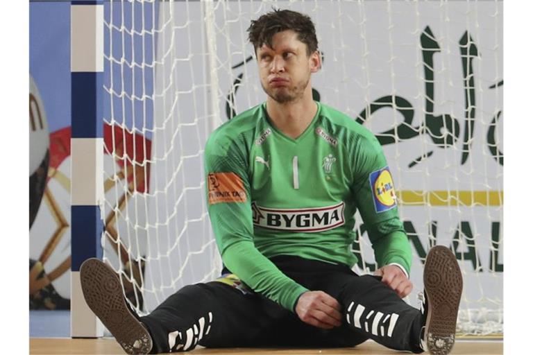 Torhüter Niklas Landin Jacobsen soll im WM-Finale gegen Schweden das dänische Tor sauberhalten. Foto: Mohamed Abd El Ghany/Pool Reuters/AP/dpa