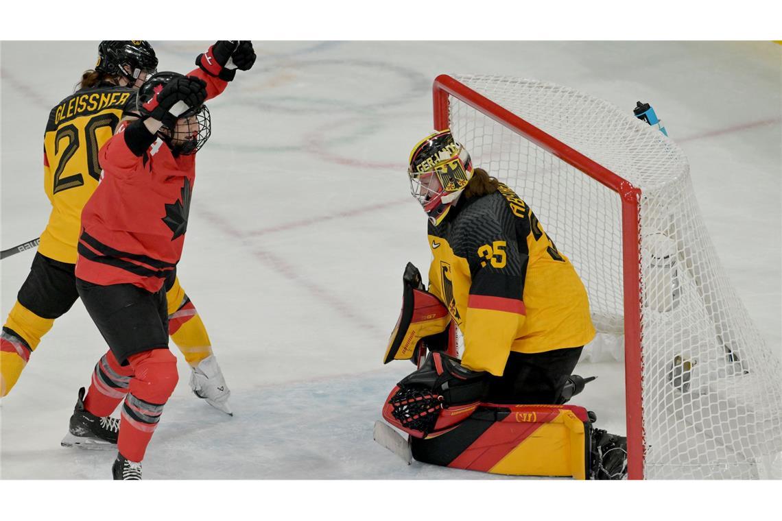 Torhüterin Sandra Abstreiter patzte zweimal