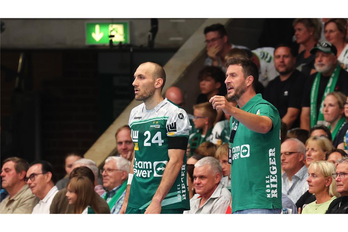 Torjäger Marcel Schiller, Trainer Ben Matschke.