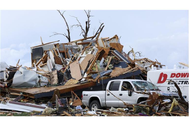 Tornados richteten im Mittleren Westen der USA große Schäden an.