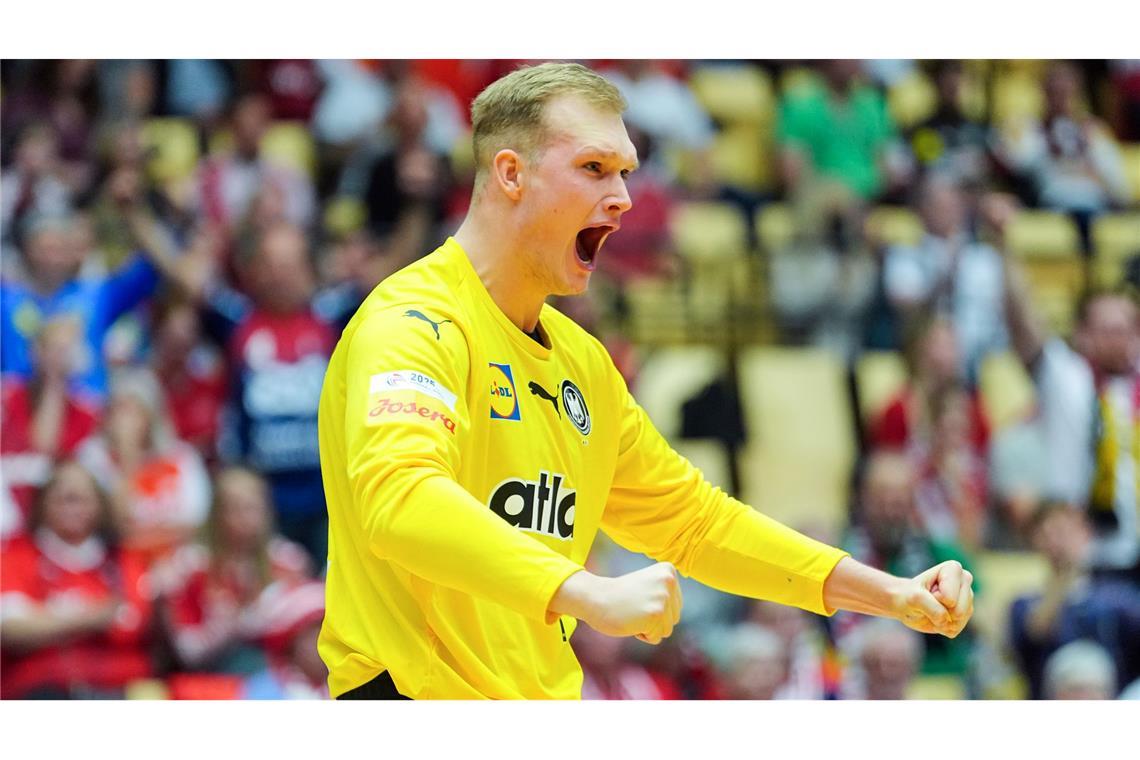 Späth-Gala: Handballer feiern WM-Kantersieg Torwart David Späth überragte beim WM-Sieg der deutschen Handballer gegen Tunesien.