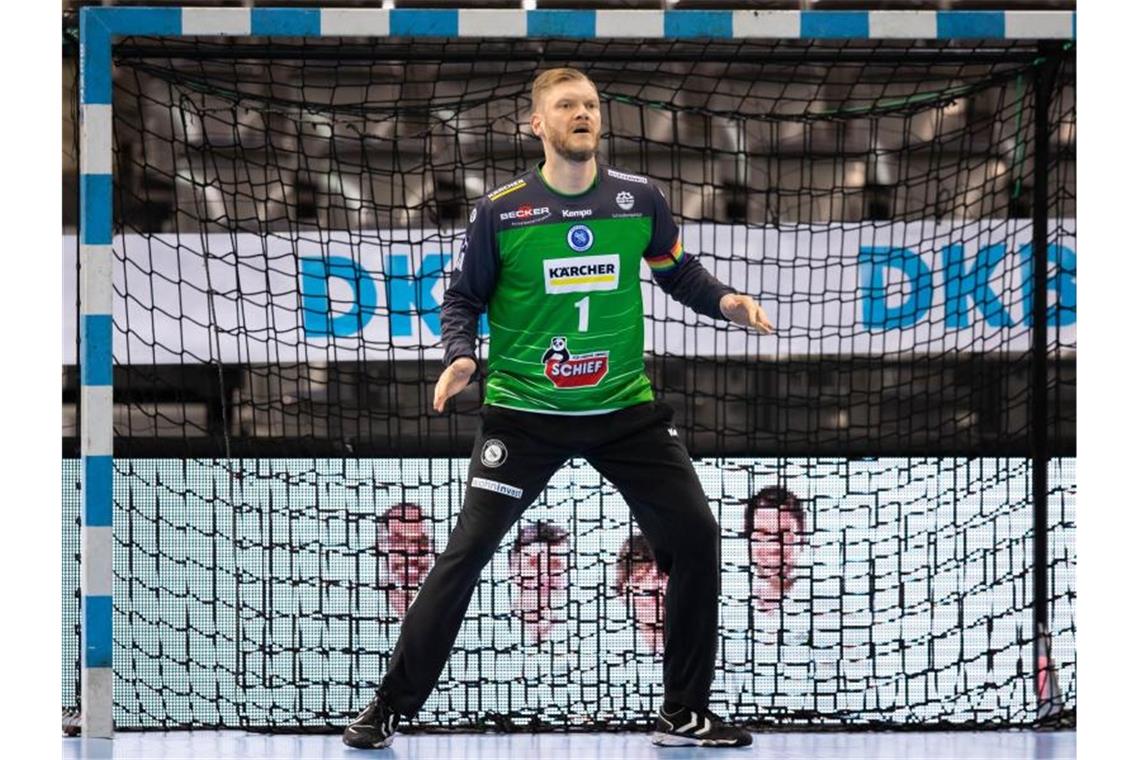 Handball-Nationalkeeper Bitter verlässt den TVB Stuttgart Torwart Johannes Bitter in Aktion. Foto: Tom Weller/dpa/Archivbild