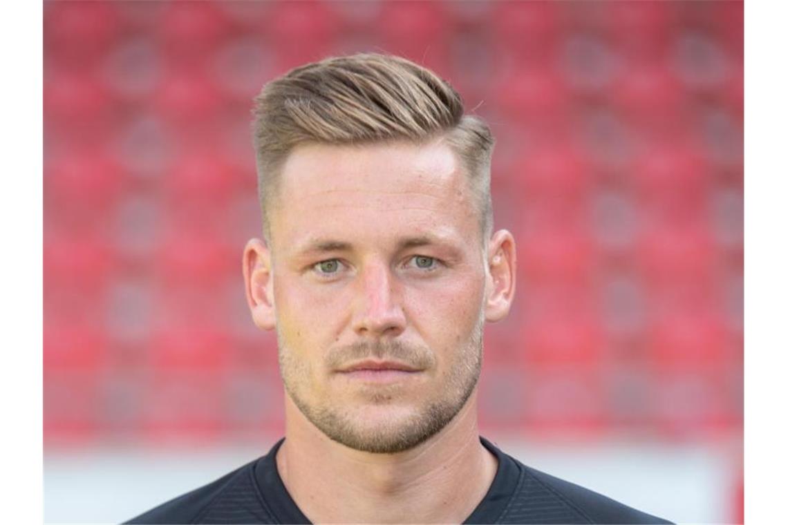 1. FC Heidenheim verlängert mit Ersatztorhüter Eicher Torwart Vitus Eicher. Foto: Stefan Puchner/Archivbild