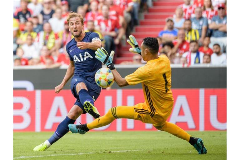 Tottenhams Harry Kane erzielte den entscheidenden Treffer gegen Real Madrid. Foto: Matthias Balk