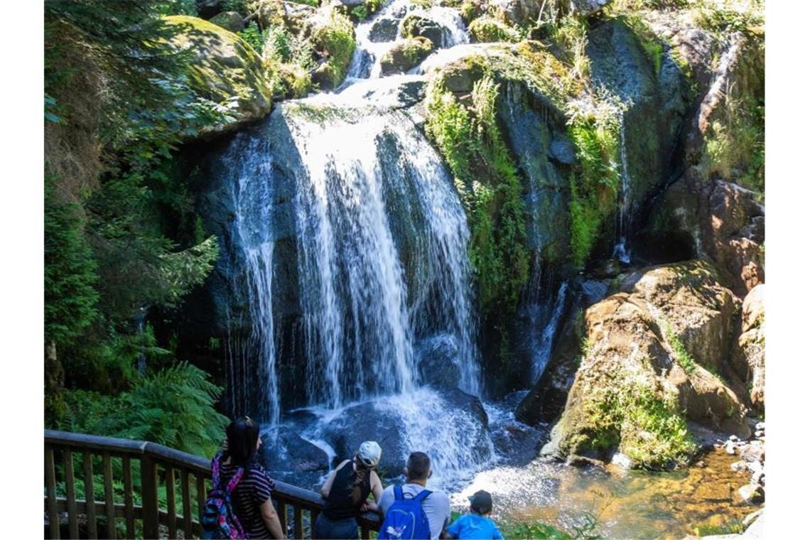 T wie Triberger Wasserfälle: Tosende Touristenattraktion