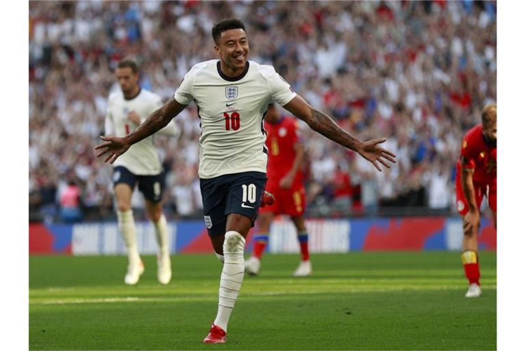 Traf bei Englands Sieg gegen Andorra doppelt: Jesse Lingard. Foto: Ian Walton/AP/dpa