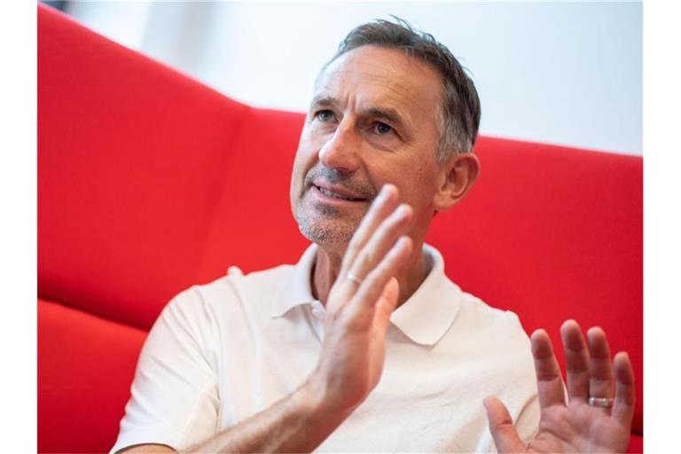 Trainer beim Bundesliga-Aufsteiger 1. FC Köln: Achim Beierlorzer. Foto: Marius Becker