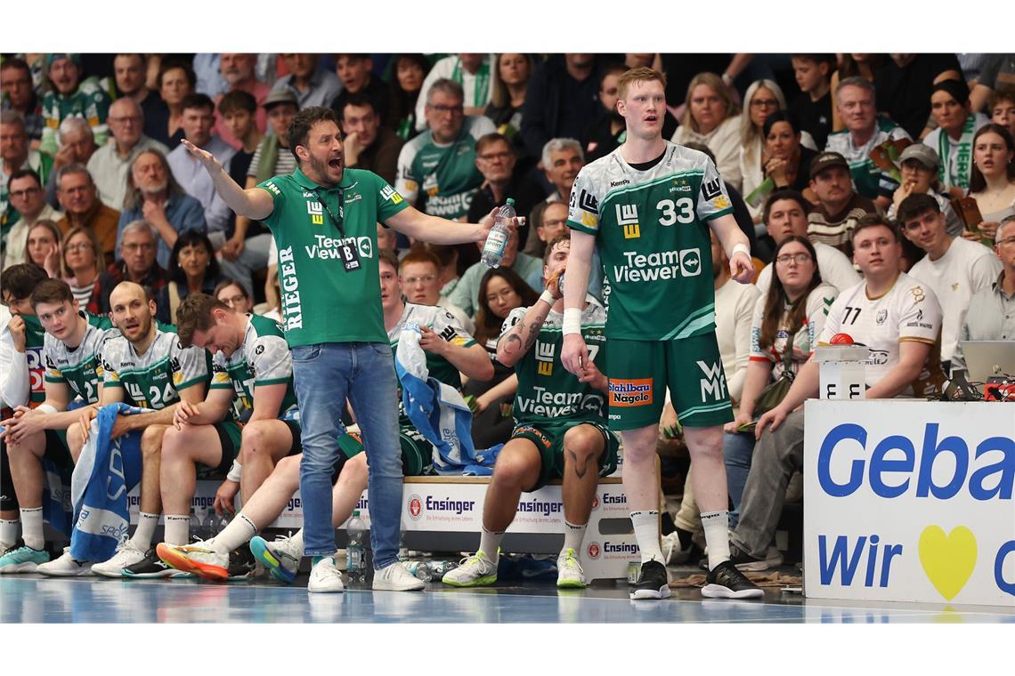 Trainer Ben Matschke und Kapitän Ymir Gislason haderten nicht selten mit den Schiedsrichtern.