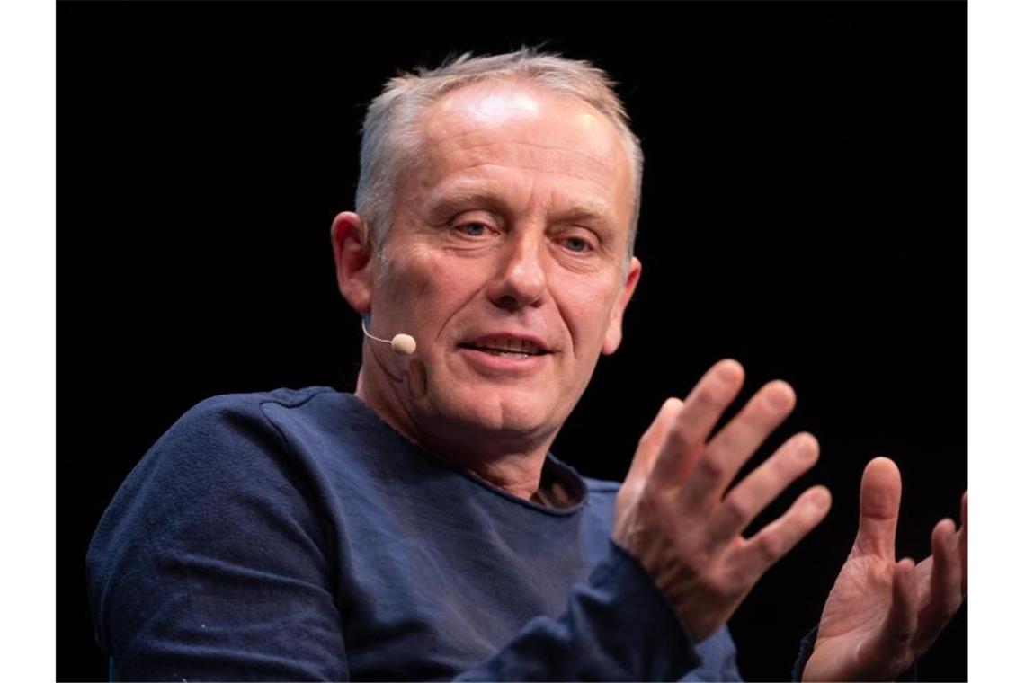 Trainer Christian Streich vom SC Freiburg. Foto: Patrick Seeger/dpa