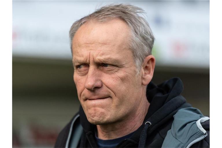 Trainer Christian Streich von Freiburg. Foto: Patrick Seeger/dpa/Archivbild