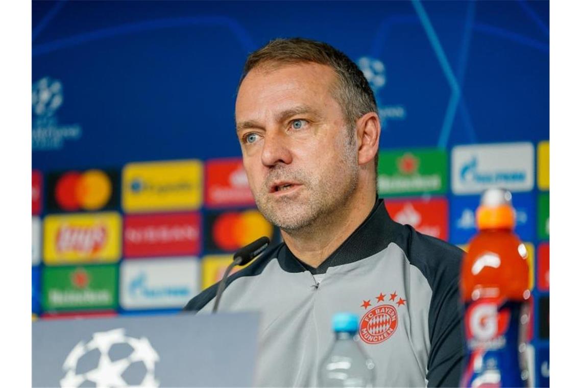 Flick hofft auf „tolles Erlebnis“ in Madrid - Nübel im Fokus Trainer Hansi Flick setzt mit dem FC Bayern als feststehender Gruppensieger und Achtelfinalist nicht auf seine Bestbesetzung. Foto: Marco Donato/FC Bayern München AG/FCB/dpa