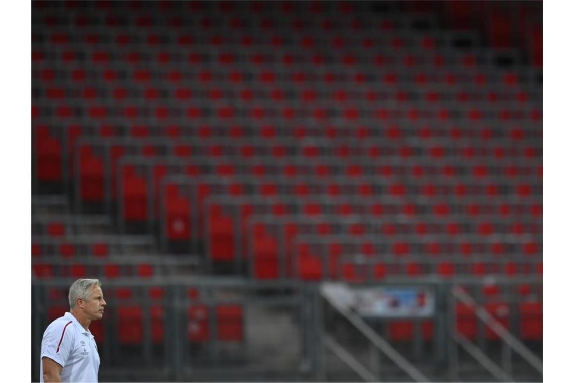 Reaktionen zu den Freitag-Spielen der 2. Bundesliga Trainer Jens Keller von Nürnberg. Foto: Matthias Hangst/Getty Images Europe/Pool/dpa