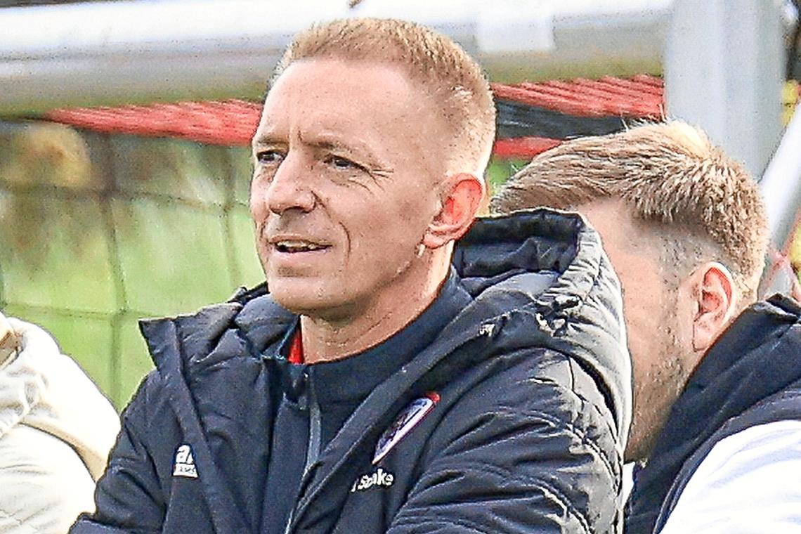 Trainer Johannes Stanke ist mit Allmersbachs Auftritt zufrieden. Foto: Alexander Becher