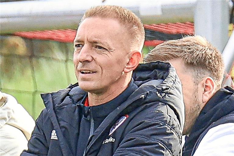 Trainer Johannes Stanke ist mit Allmersbachs Auftritt zufrieden. Foto: Alexander Becher