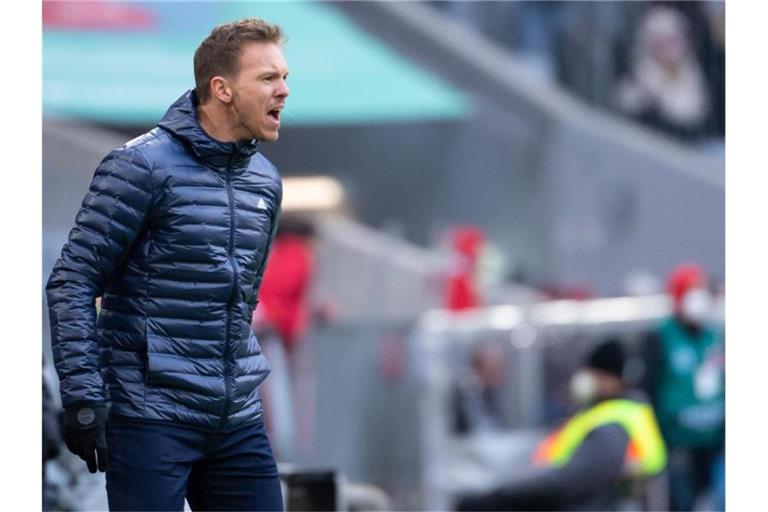 Trainer Julian Nagelsmann von Bayern München. Foto: Sven Hoppe/dpa/Archivbild
