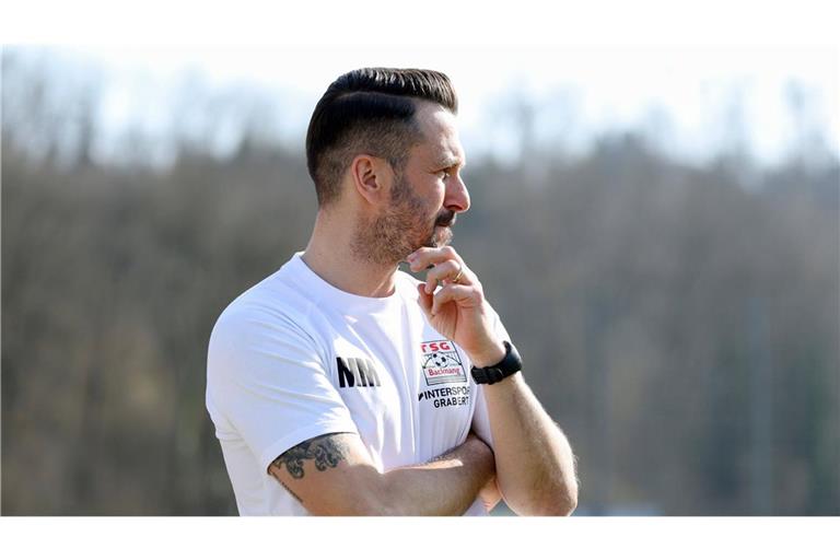 Trainer Mario Marinic ist mit Oberligist TSG Backnang ins Pokal-Viertelfinale eingezogen.
erIMAGO/Eibner-Pressefoto