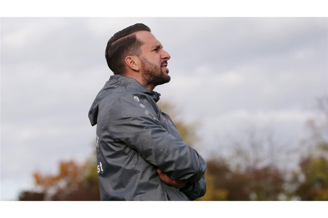Trainer Mario Marinic möchte mit Oberligist TSG  Backnang eine Pokal-Überraschung gegen die SG Sonnenhof Großaspach schaffen.    

Alexander Keppler