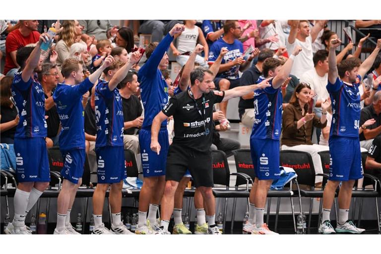 Trainer Matti Flohr und das HBW-Team freuen sich auf zwei Heimspiele in Neu-Ulm.