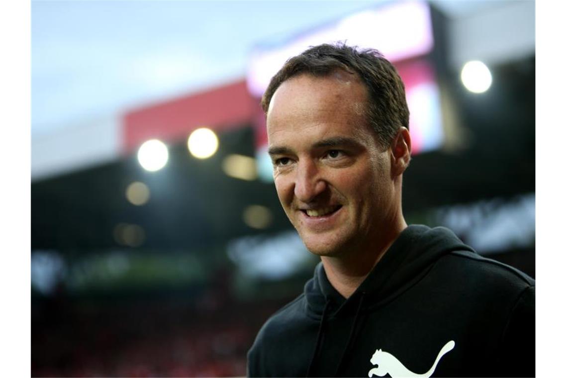 Trainer Nico Willig vom VfB Stuttgart. Foto: Andreas Gora/dpa/Archivbild