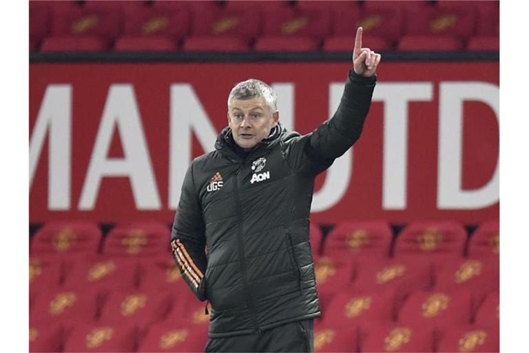 Trainer Ole Gunnar Solskjaer will mit Manchester United die Europa League gewinnen. Foto: Peter Powell/PA Wire/dpa