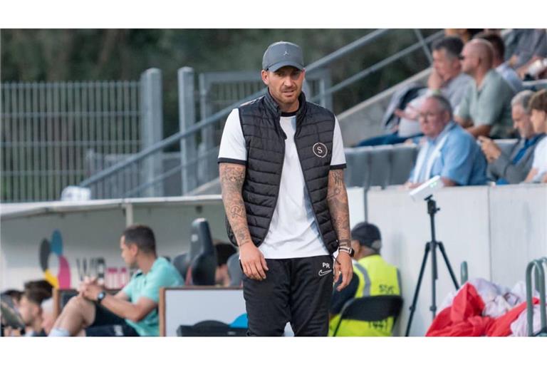 Trainer Pascal Reinhardt spielte mit der SG Sonnenhof in der dritten Liga 1:1 gegen den SC Verl.
