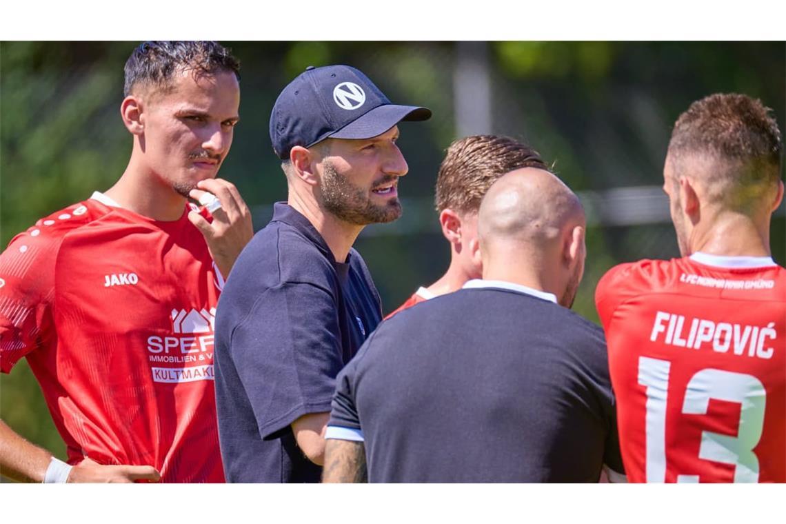 Trainer Patrick Faber ist mit dem 1. FC Normannia Gmünd krasser Außenseiter gegen Regionalligist SGV Heilbronn-Freiberg.