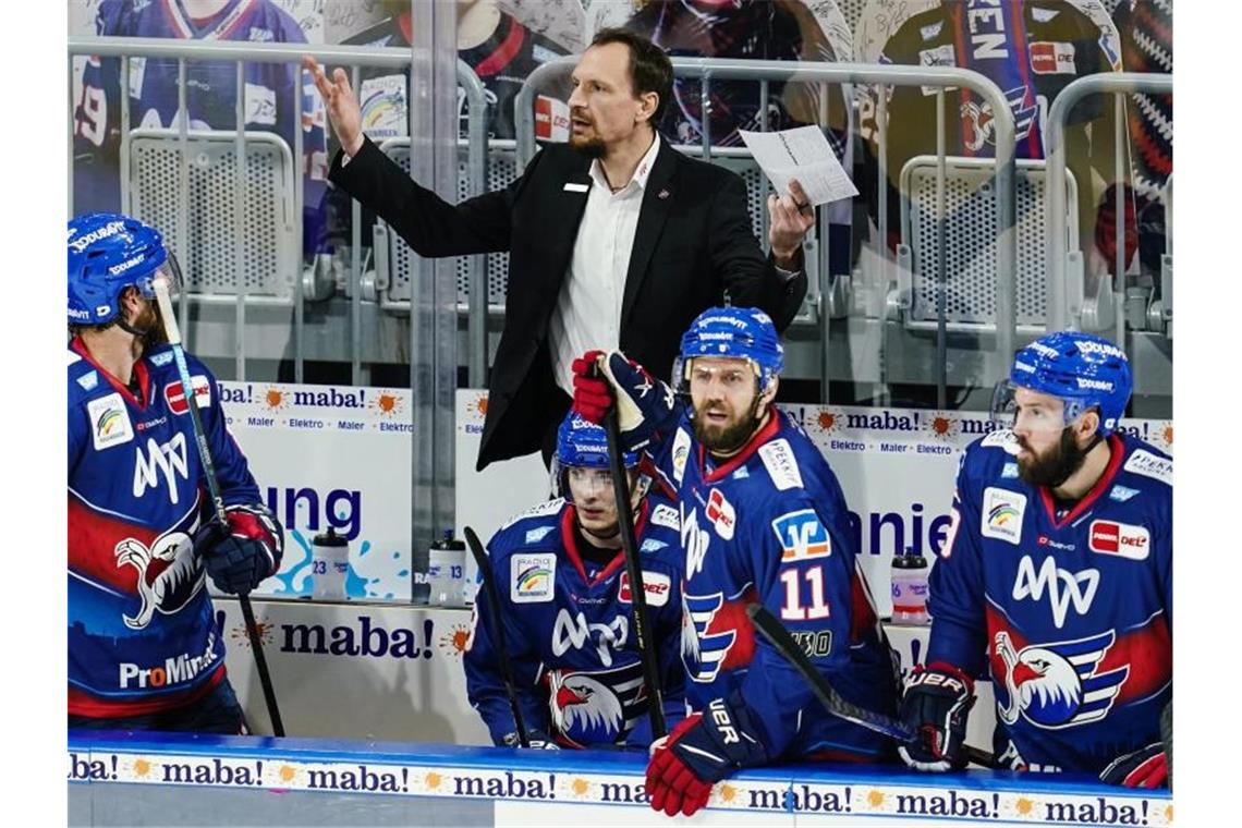 Aus DEL-Favoritenduo wird ein Trio - Mannheim sticht heraus Trainer Pavel Gross ist mit den Adler Mannheim ein heißer Meisterschaftsfavorit. Foto: Uwe Anspach/dpa