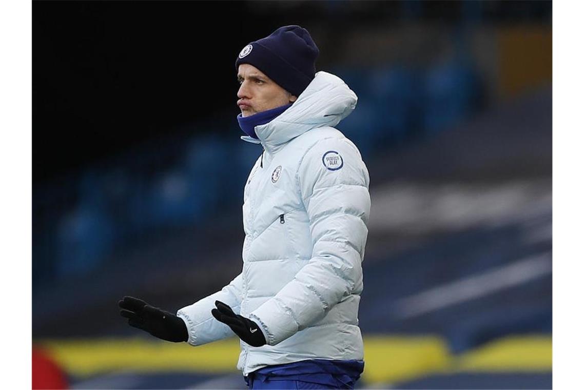 Trainer Thomas Tuchel blieb mit dem FC Chelsea im März ohne Niederlage. Foto: Lee Smith/PA Wire/dpa