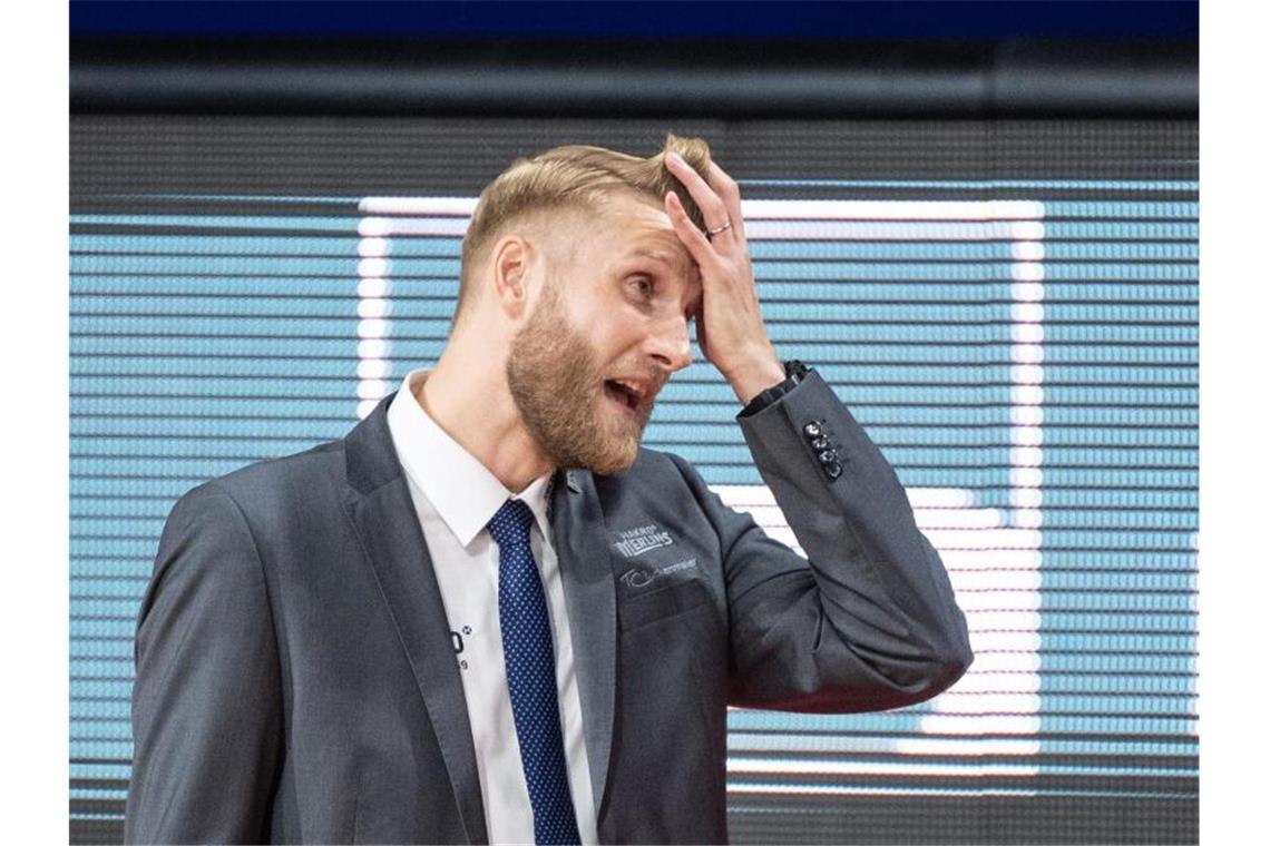 Isolation: Crailsheims Basketball-Coach verpasst Saisonstart Trainer Tuomas Iisalo von Crailsheim. Foto: Matthias Balk/dpa-Pool/dpa/Archivbild