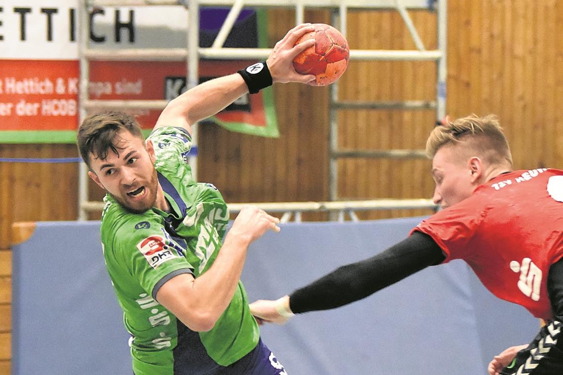 Heineke erwartet Partie auf Augenhöhe Trainierte diese Woche mit und dürfte einsatzfähig sein: Ruben Sigle. Der Rückraumspieler war zuletzt angeschlagen und pausierte. Foto: A. Becher