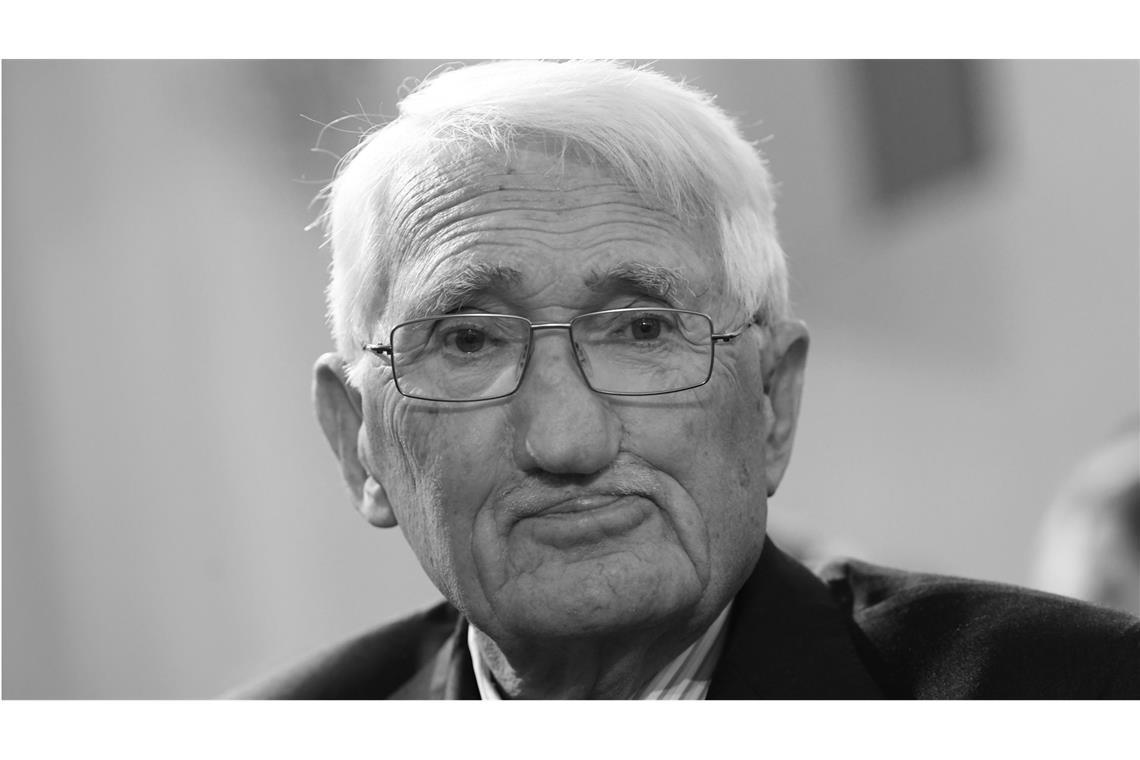 Trauer um berühmten Philosophen: Jürgen Habermas ist tot.