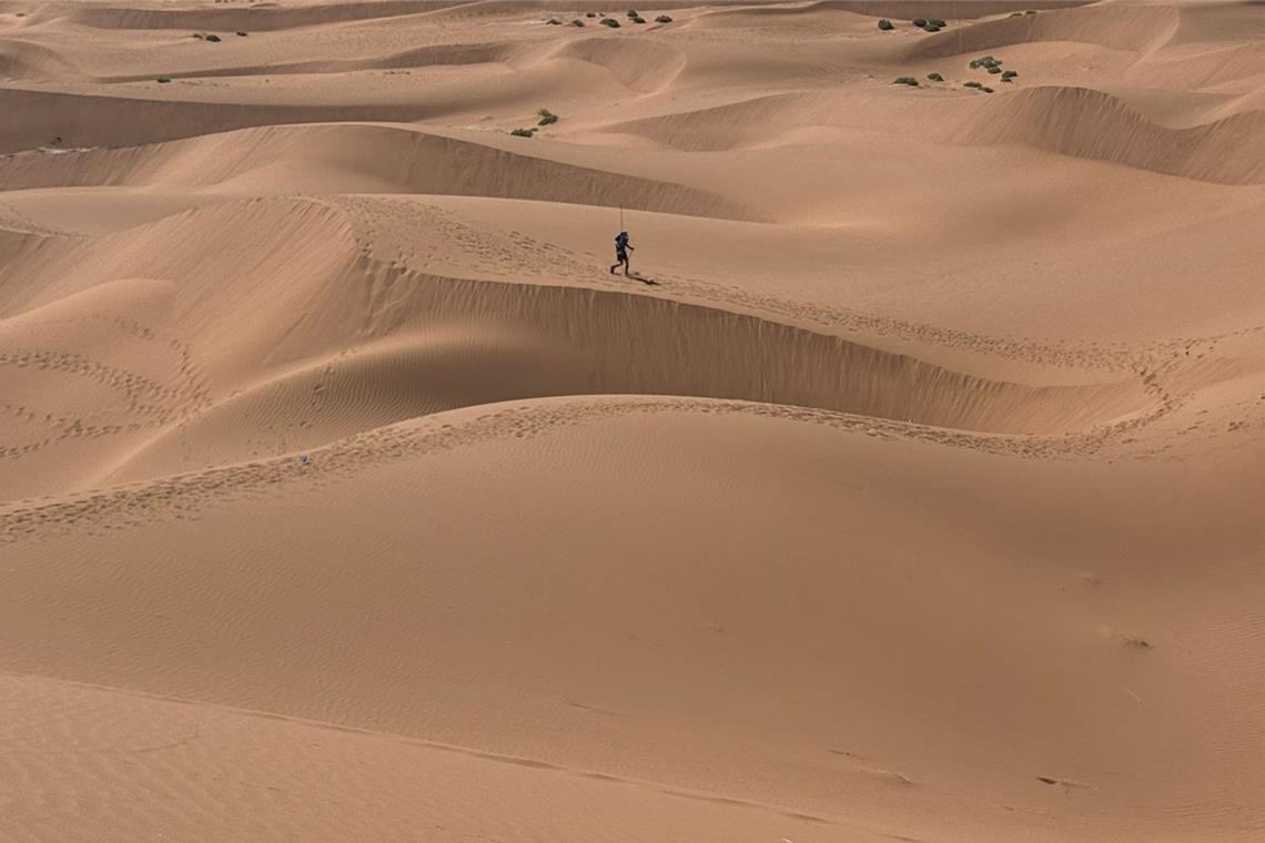 Traumhafte Bilder, aber auch große Anstrengungen hat die marokkanische Wüste für den Backnanger Andreas Siegmund parat gehabt. Fotos: privat