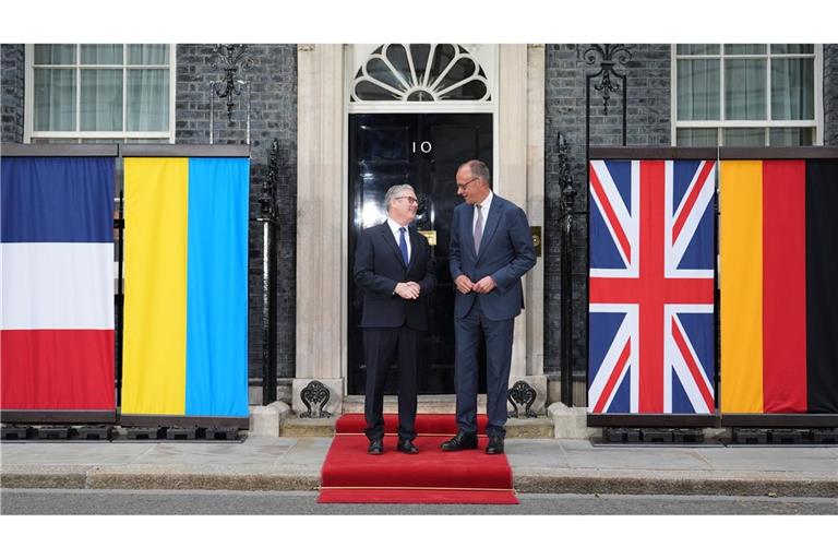 Treffen für die Ukraine - Merz in London
