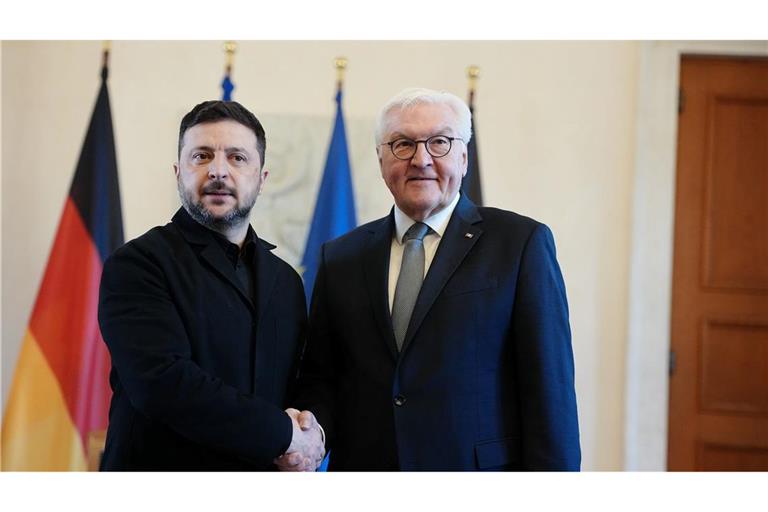 Treffen im Schloss Bellevue: Bundespräsident Steinmeier und der ukrainische Präsident Selenskyj