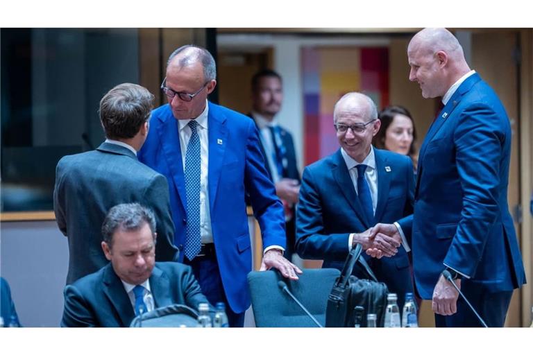 Treffen mit Kanzler: Beim Gipfel in Brüssel segneten die EU-Staats- und Regierungschefs die Auto-Vereinbarung mit China ab.