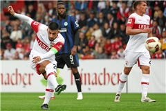 Treffsicherer Deniz Undav: Der VfB-Stürmer erzielt im Testspiel in Großaspach gegen Fürth zwei Tore. Foto: Baumann