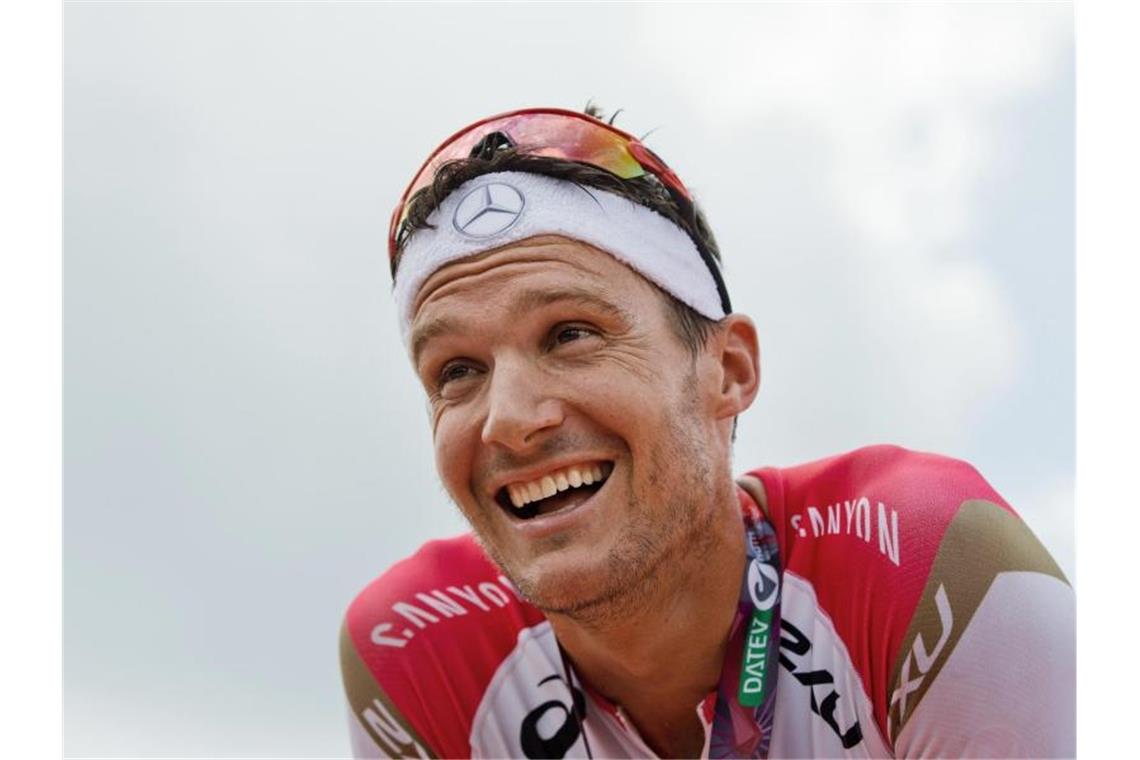 Triathlon-Superstar Frodeno feiert klaren Sieg in Miami Triathlon-Star Jan Frodeno war in Miami nicht zu schlagen. Foto: Daniel Karmann/dpa