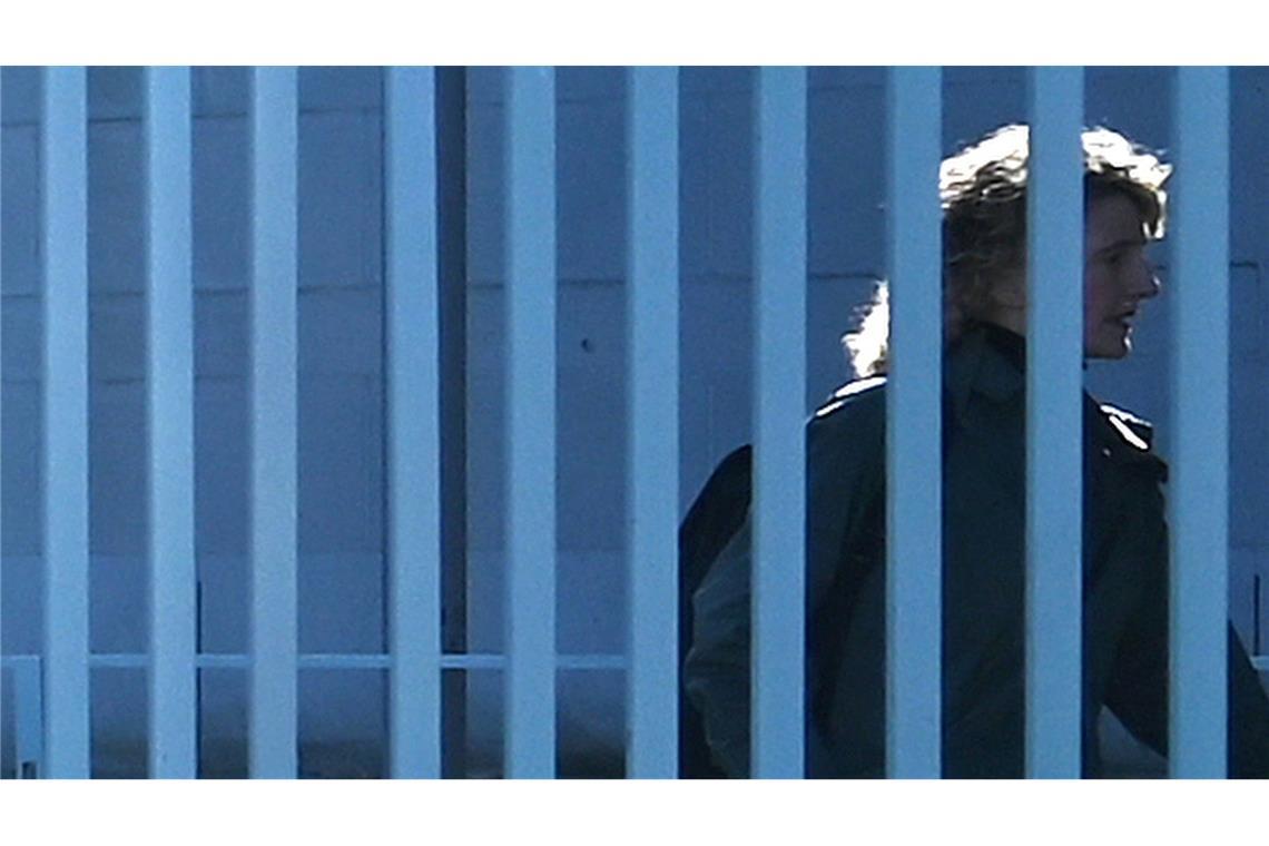 Tricia Tuttle bei ihrer Ankunft im Kanzleramt.