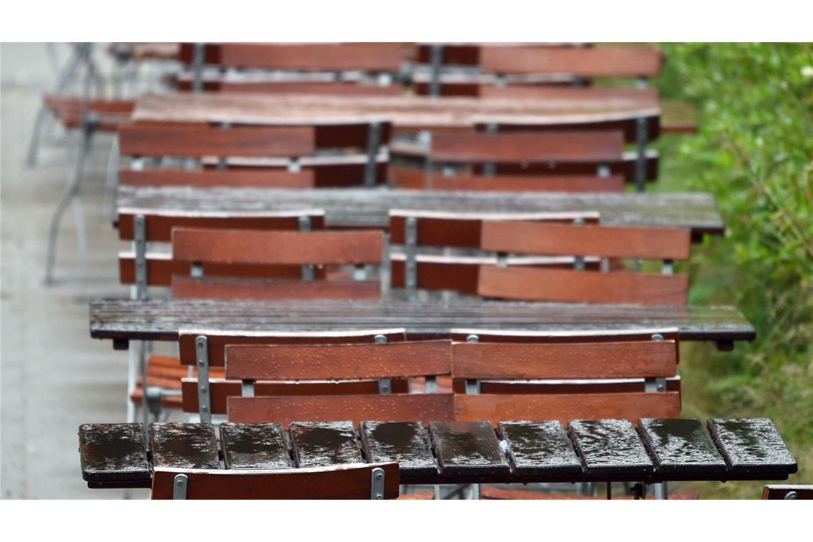 Ist das schon die Schafskälte? Tristesse statt Biergarten-Wetter.