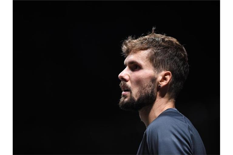 Tritt in Wimbledon gegen Andy Murray an: Oscar Otte. Foto: Jonas Güttler/dpa