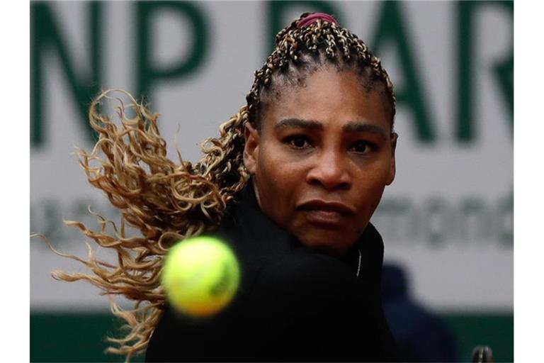 Tritt zu ihrem Zweitrunden-Match bei den French Open nicht an: US-Superstar Serena Williams. Foto: Alessandra Tarantino/AP/dpa