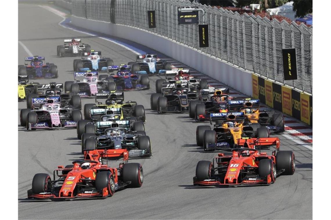 Trotz bester Voraussetzungen verpatzte die Scuderia Ferrari den Großen Preis von Russland völlig. Foto: Luca Bruno/AP