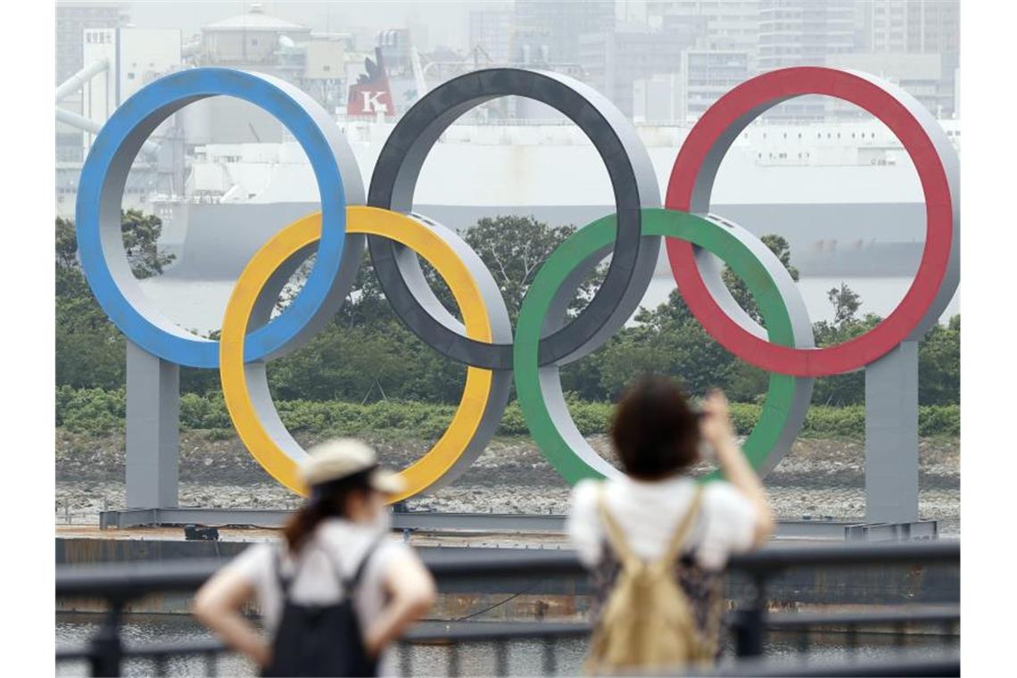 Orga-Chef: Tokio-Spiele in aktueller Lage nicht möglich Trotz Verschiebung sind die Olympischen Spiele 2021 in Tokio alles andere als sicher. Foto: -/kyodo/dpa