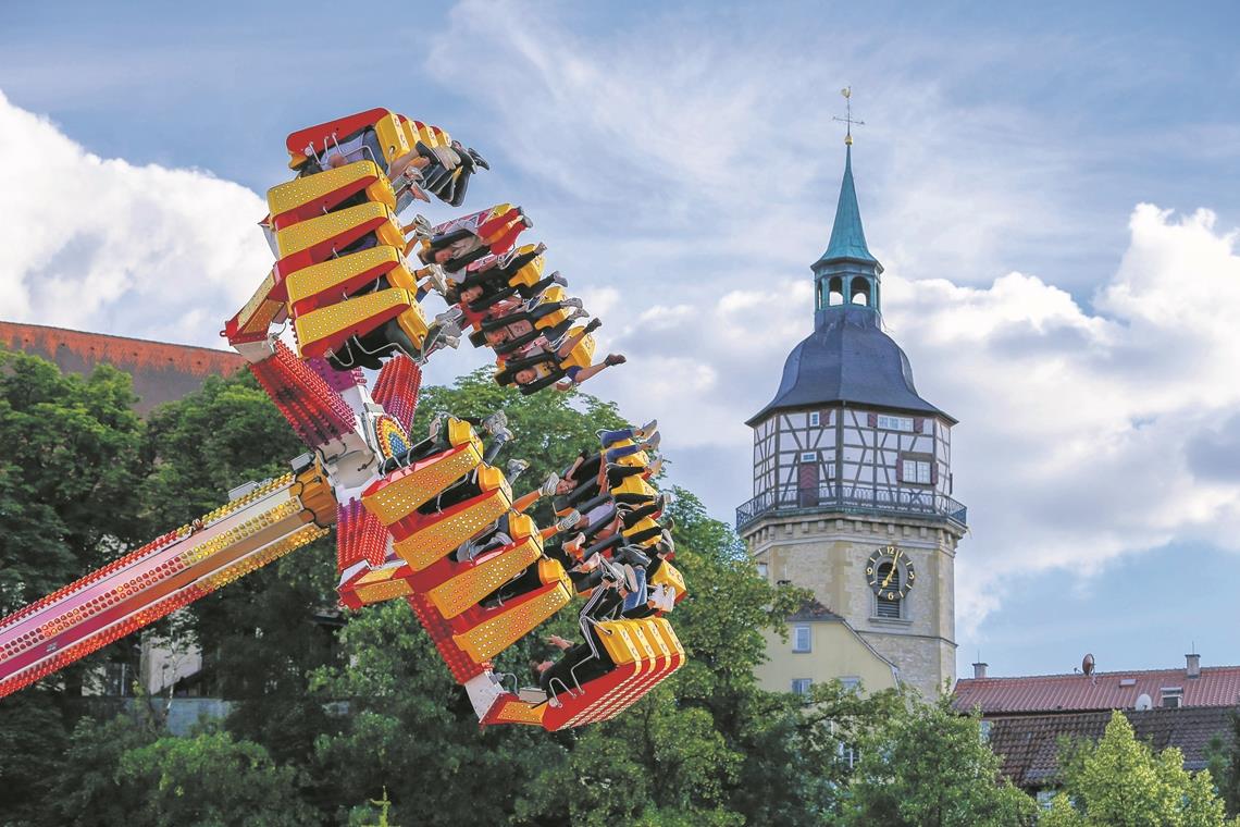 Rummel startet bereits am Donnerstag Trubel auf dem Rummelplatz gibt es in diesem Jahr schon ab Donnerstagnachmittag – allerdings ohne Musik. Archivfoto: A. Becher