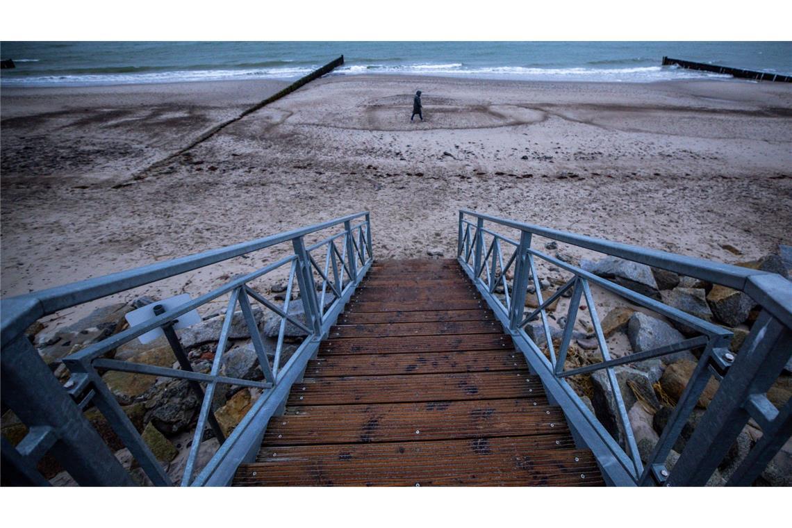 Bilder des Tages Trübes Wetter an der Ostseeküste